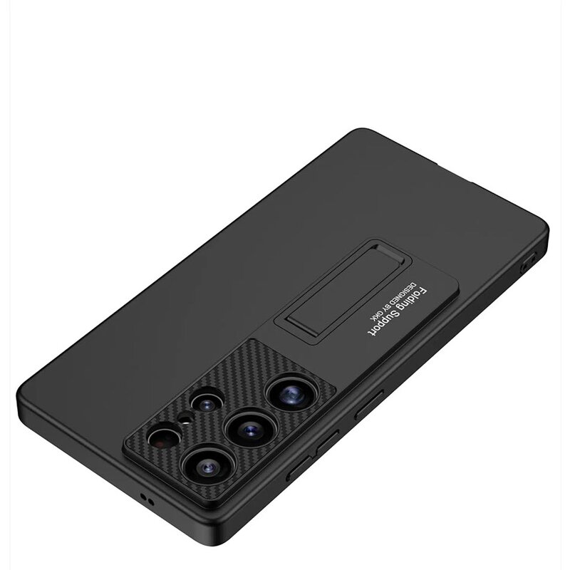 Phone Case Factory - OEM Shockproof Matte TPU PU Leather with Kickstand for Samsung