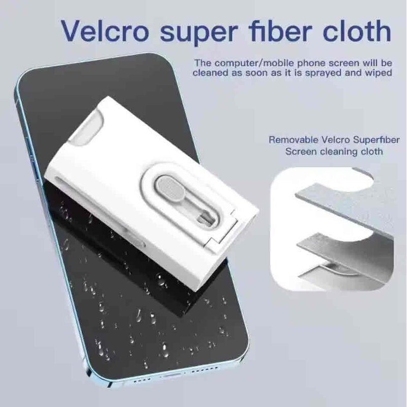 Multifunctional Cleaning Kit Supplier - OEM 8 in 1 with Spray Electronics Keyboard Earphone Cleaner