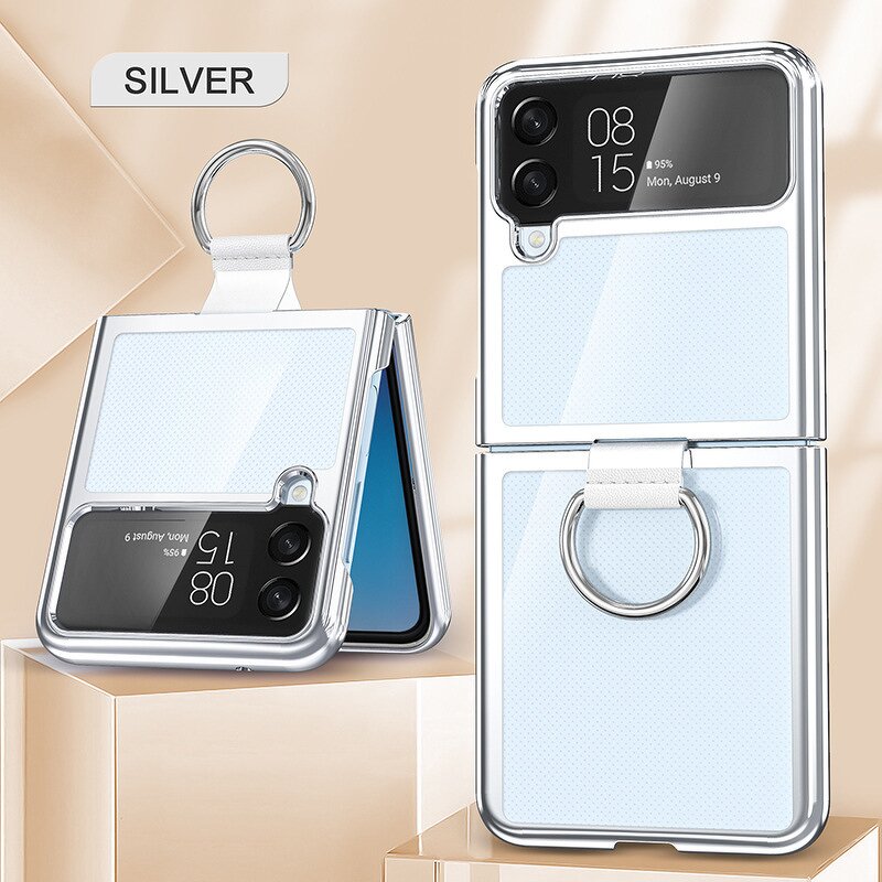 Phone Case Factory - OEM for Samsung Z Flip 4 3 With Ring Electroplated