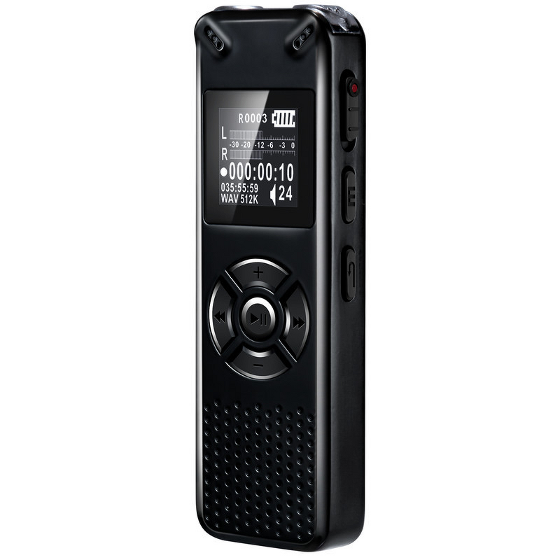 Digital Voice Recorder MP3 Player Factory - OEM V91 with Voice Activated Mode Metal Design USB for Meetings
