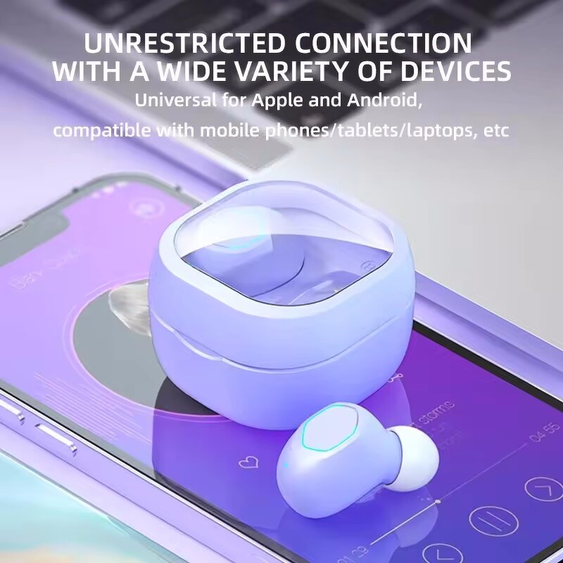 TWS Earbuds Supplier - OEM High Quality M21 Transparent Space Capsule In-Ear Noise-Canceling