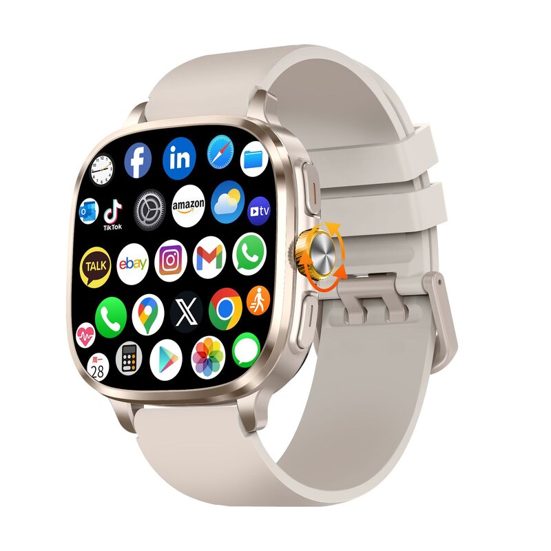 Smart Watch Supplier - OEM S99 Rotate Camera 2.4inch AMOLED AI Voice Assistant APP NFC WIFI GPS