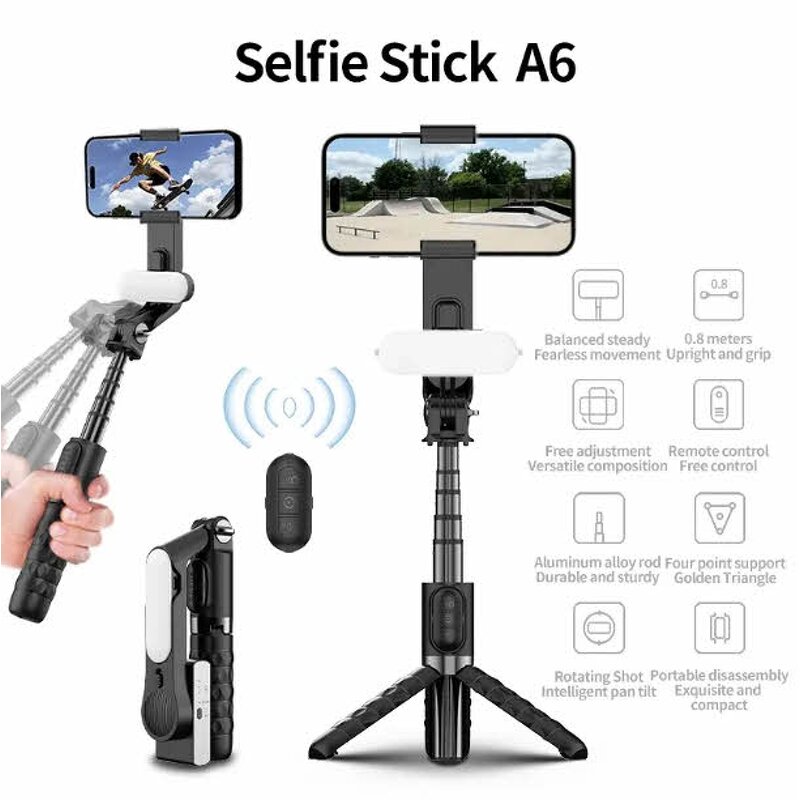 Mobile Phone Gimbal Manufacturer - OEM A6 Economical Face Object Tracking Gimbal for Phone