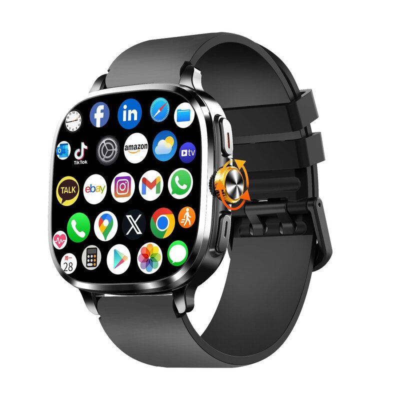 Smart Watch Supplier - OEM S99 Rotate Camera 2.4inch AMOLED AI Voice Assistant APP NFC WIFI GPS