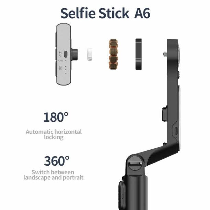 Mobile Phone Gimbal Manufacturer - OEM A6 Economical Face Object Tracking Gimbal for Phone