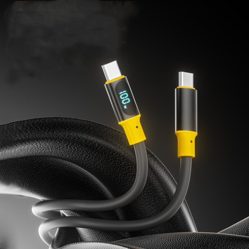 USB Type Data Cable Manufacturer - OEM 100W Super Fast LED Real-Time Digital Display for iPhone