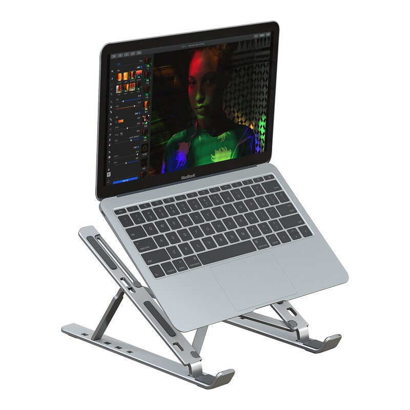 Laptop Stand Manufacturer - OEM Ergonomic Portable Adjustable Aluminum Alloy Folding Height Adjustment
