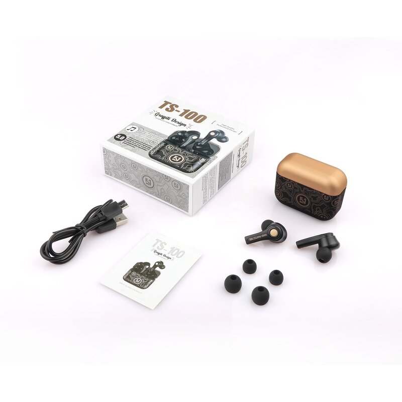 TWS Headset Manufacturer - OEM TS100 Fashion Graffiti Design Waterproof Digital Display