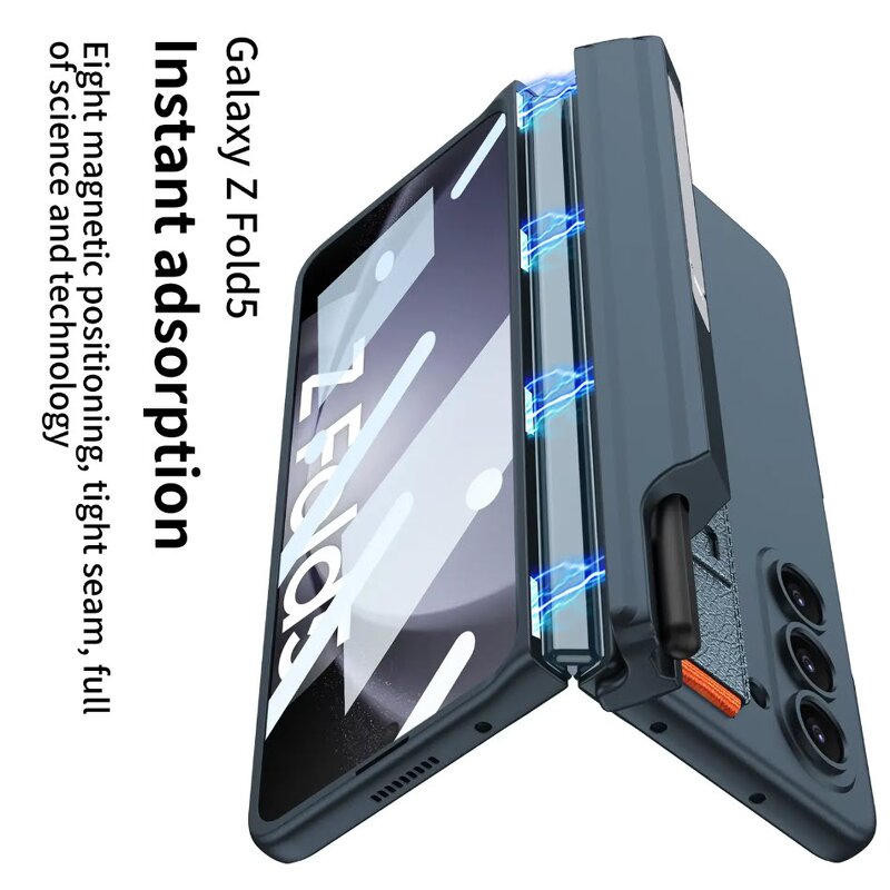 Phone Case Manufacturer - OEM Magnetic Folding Hinge Skin-feeling for Samsung Z Fold