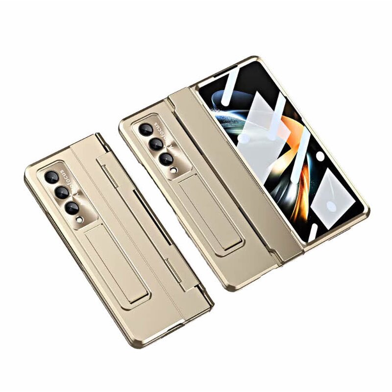 Phone Cases Supplier - OEM Magnetic Folding with Screen Protector Pen Slot for Samsung