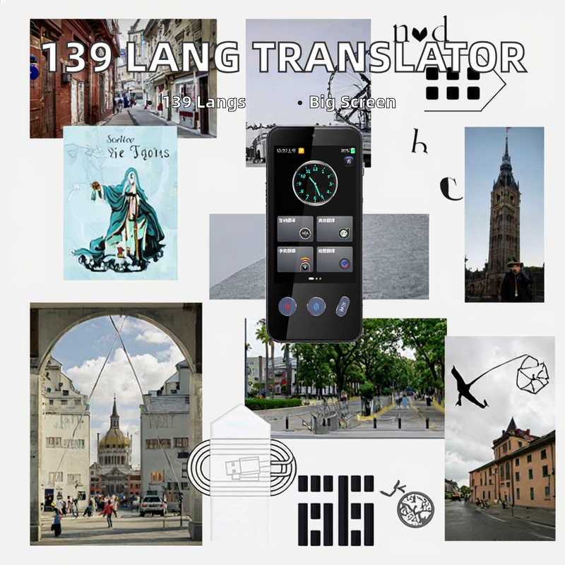 Intelligent Speech Translator Factory - OEM Z9 4G WIFI Instant Accurate Offline Real-time Synchronous Translation