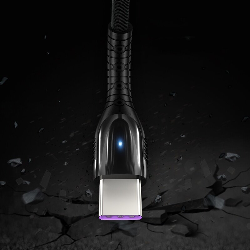 Type-C Cable Factory - OEM Factory Wholesale 5A Super Fast with Light Zinc Alloy Nylon Jacket