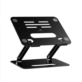 Aluminum Laptop Stand Factory - OEM Best Selling Double Layer Portable Ergonomic Customizable Logo