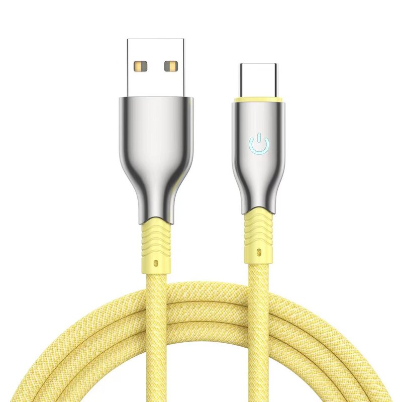 Breathing Light Data Cable Supplier - OEM New Type-c C to C for Apple 15 Fast Charging QC3.0