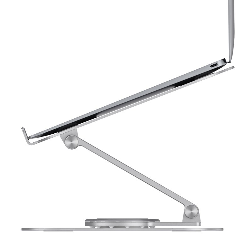Aluminum Laptop Stand Supplier - OEM High Quality 360 Degree Rotatable Ergonomic Foldable Direct From Factory