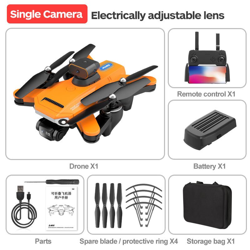 Foldable Quadcopter Drone Supplier - OEM P9 PRO 8K Dual Camera Optical Flow 360 Obstacle Avoidance