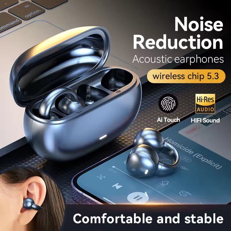 Wireless Earphones Factory - OEM M55 BT HIFI Sound Quality Not Into the Ear with Lanyard