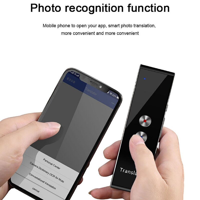 Instant Translate Device Supplier - OEM 96 Languages with WiFi Work APP Translation Bar Without APP