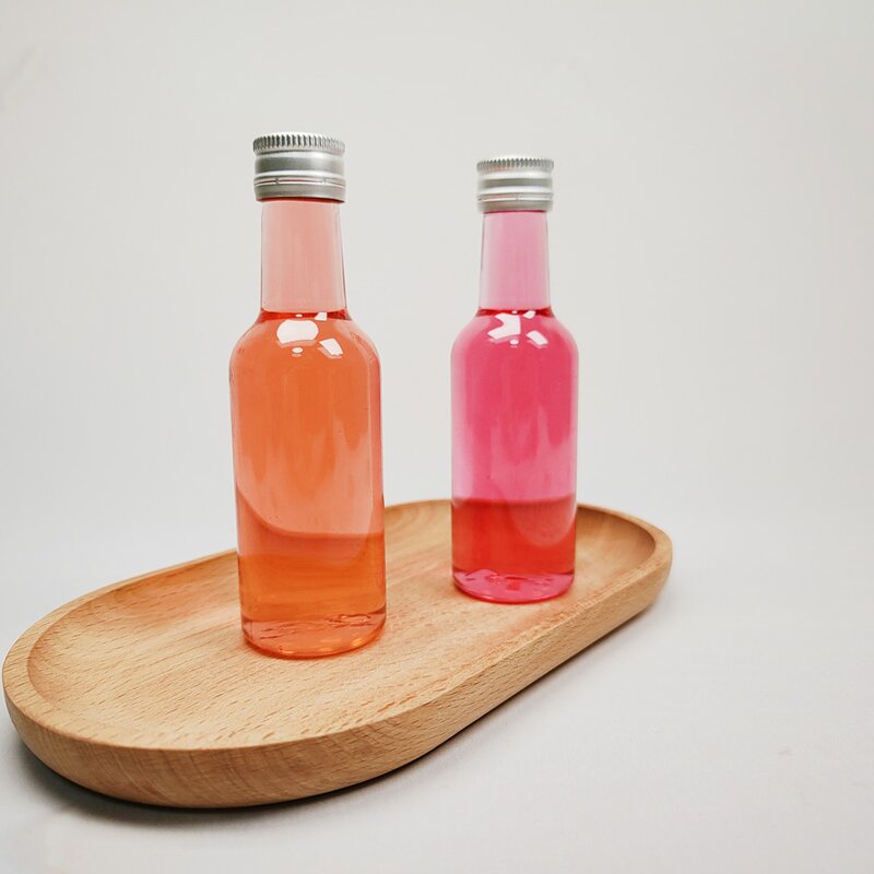 Empty Mini Plastic Bottles Factory - Customized Label Stickers 30ml-150ml