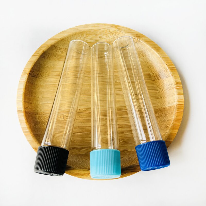 Pre Packaging Tubes Manufacturer - Wholesalers Screw Top Custom Size Glass