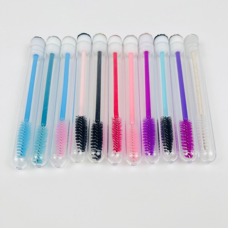 Eyelash Brush Tool Supplier - Eye Makeup Brushes Black Pink Purple Applicator