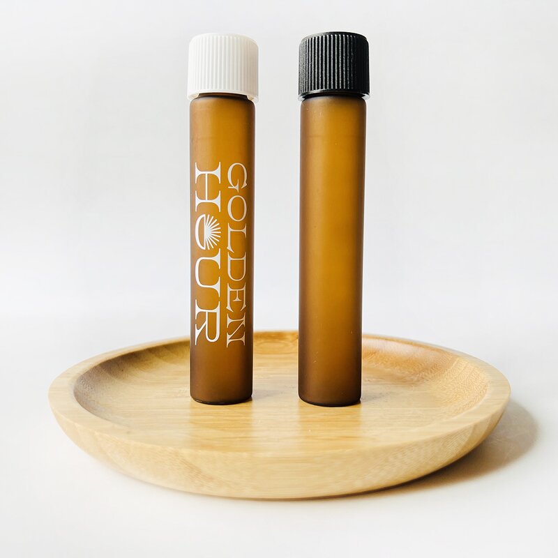 Glass Tubes Supplier - Hot Selling Empty 115mm 120mm with Screw Caps