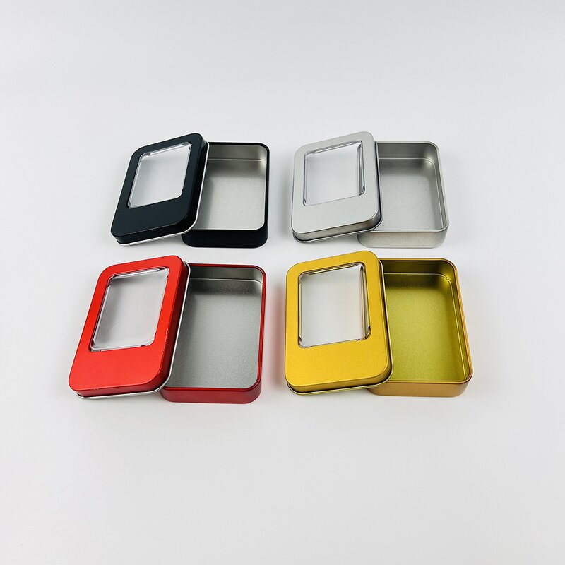 Chocolate Beans Tin Factory - Custom Printing Empty Embossied Hinged Tins