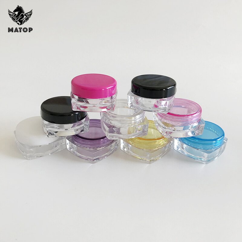 Small Plastic Cosmetics Jars Supplier - 3ml-30ml with Lids