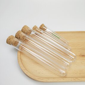 Plastic Test Tubes Manufacturer - High-Quality with Cork Stoppers Holder
