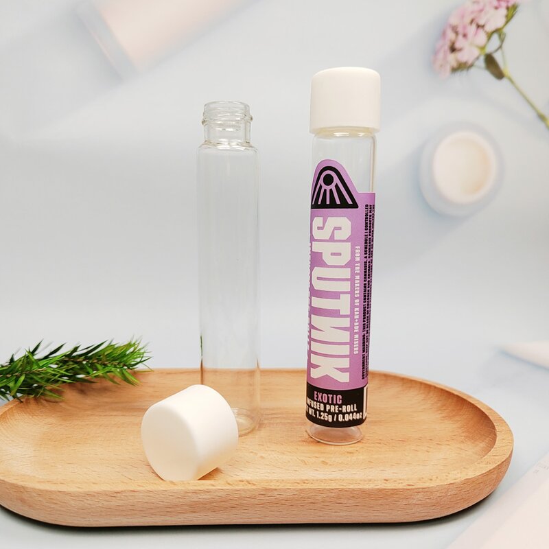 Child Resistant Glass Tube Factory - Custom Proof Lid 109mm 116mm 120mm