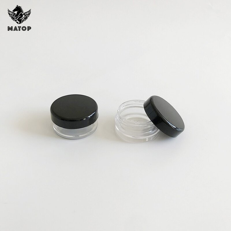 Plastic PP Jar Supplier - Produce logo label printing round cosmetic