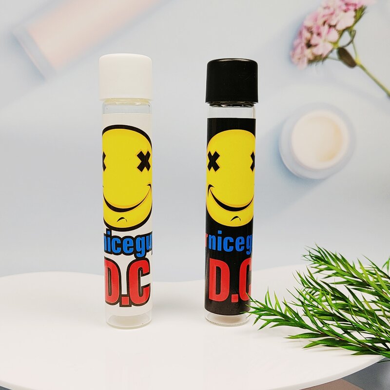 Plastic Lid Glass Tube Supplier - Hot Sale Customized Labels Black Child