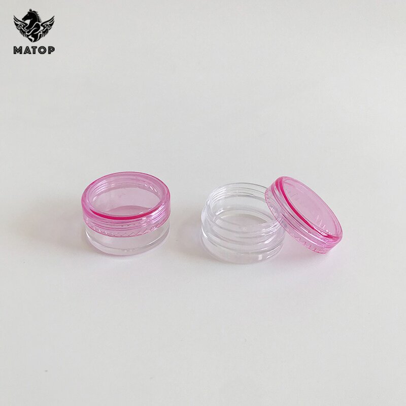 Plastic PP Jar Supplier - Produce logo label printing round cosmetic