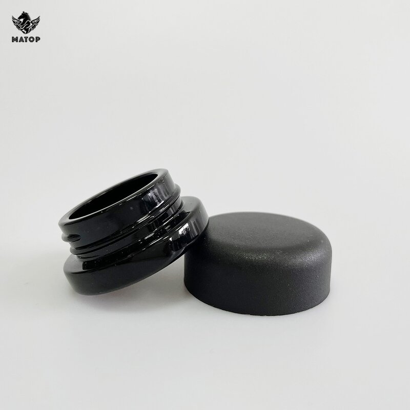 Small Glass square Jars Factory - In Stock 1-7 Gram Creams Extracts Wax