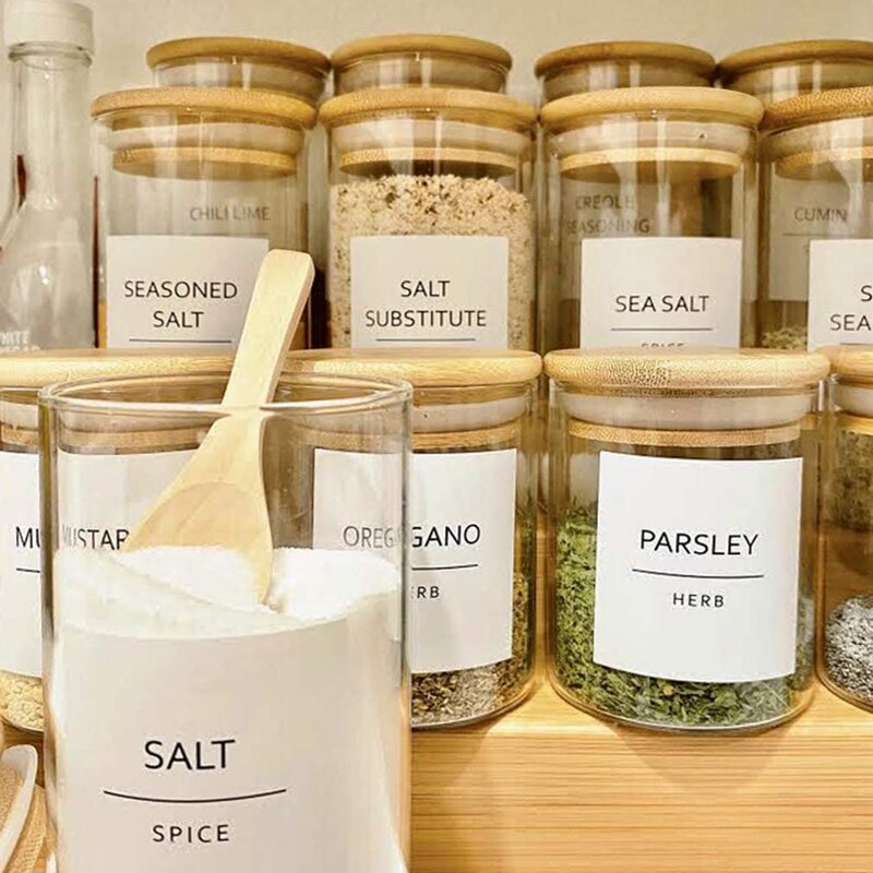 Candy Storage Glass Jar Supplier - Food Grade Airtight Bamboo Lid Clear