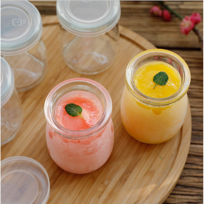 Small Pudding Glass Jar Supplier - Food Grade Round 50ml-200ml
