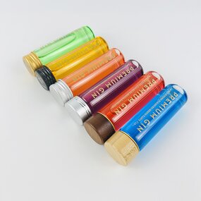 Glass Vials Tube Supplier - Matop Packaging Bottle Wooden Rack Gold Cap