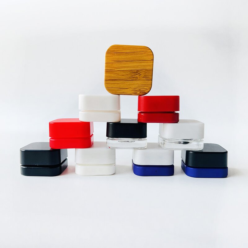 Children Resistant Glass Jar Supplier - Glass Factory 3g-15g Round Square