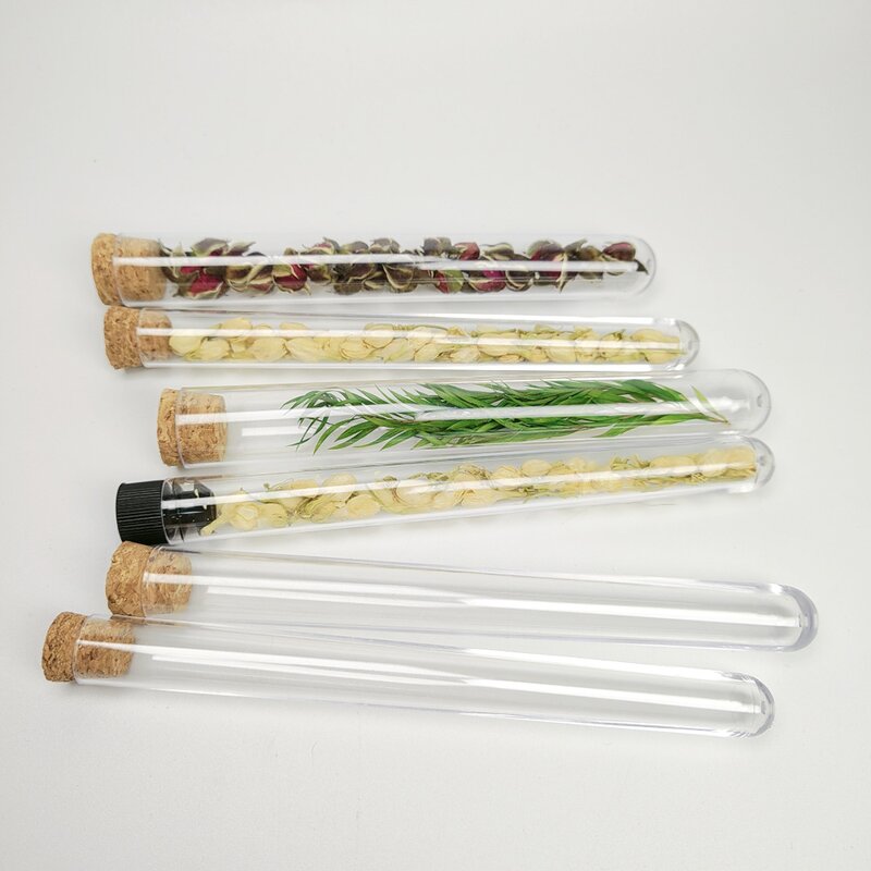 Plastic Test Tubes Factory - Customized Printing Logo 150mm with Cork
