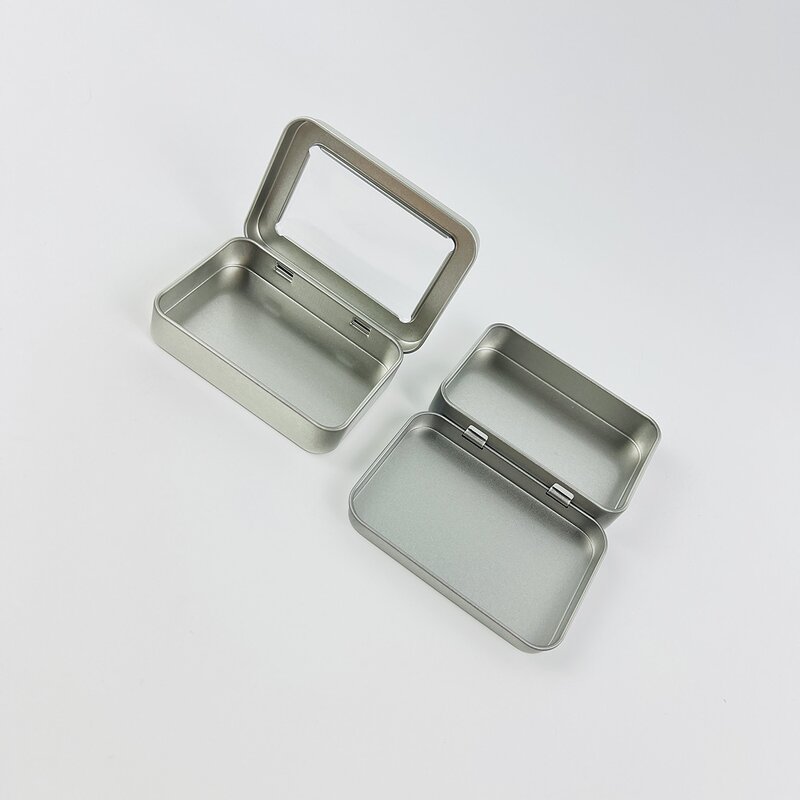 Lip Balm Tin Case Factory - Empty Custom Luxury Embossed Hinged Lid