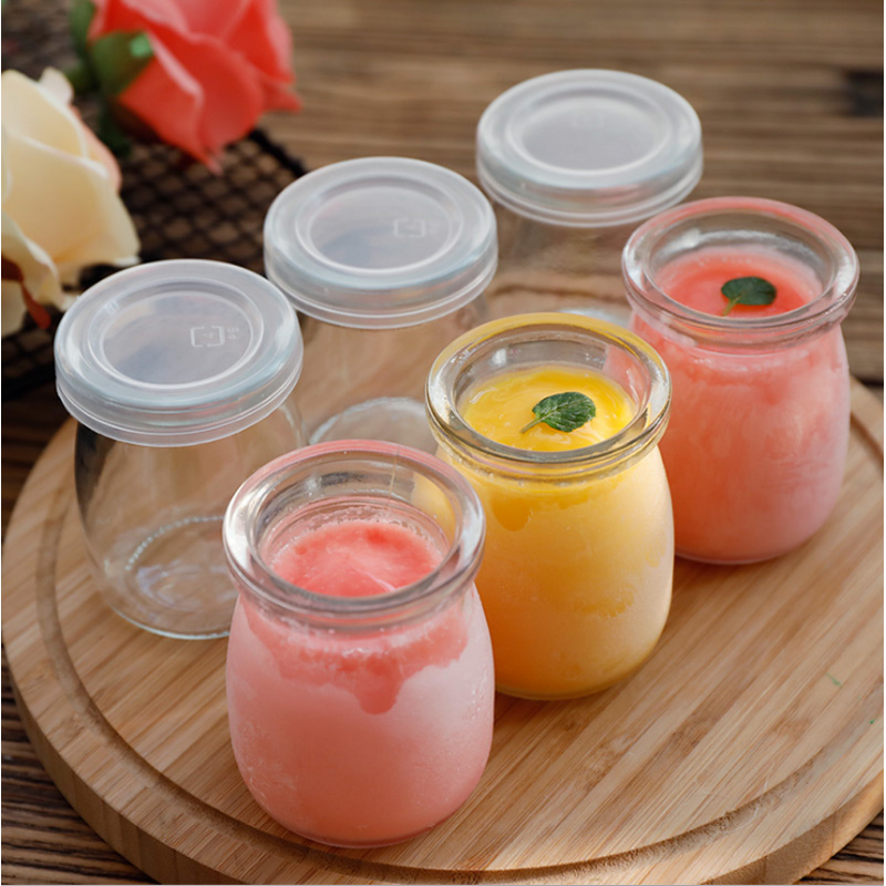 Small Pudding Glass Jar Supplier - Food Grade Round 50ml-200ml