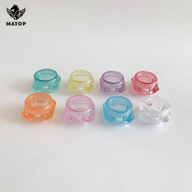 Diamond Shape Cosmetic Jars Supplier - Stock 3g 5g Plastic for Cream