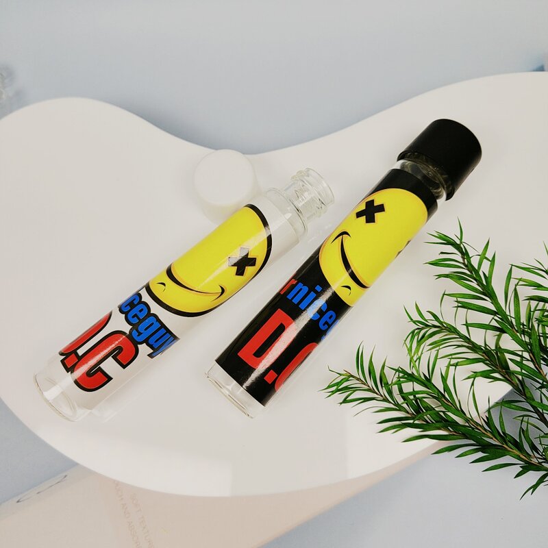 Plastic Lid Glass Tube Supplier - Hot Sale Customized Labels Black Child