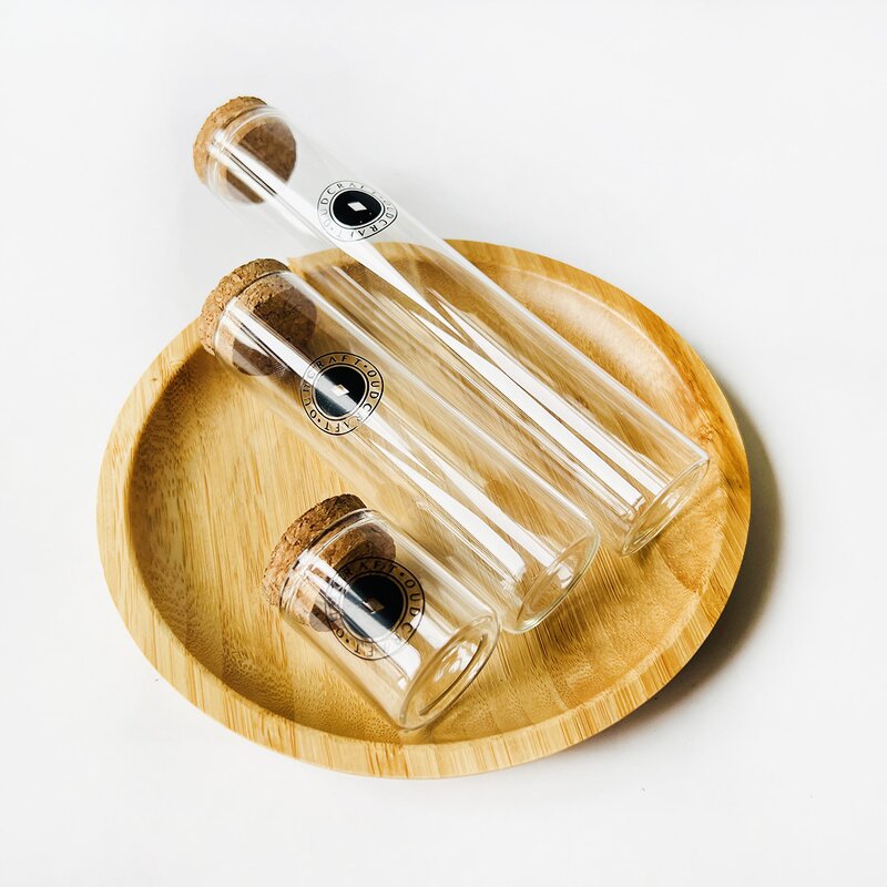 Glass Vials Test Tube Factory - Custom Spice Tubes with Cork for Packing