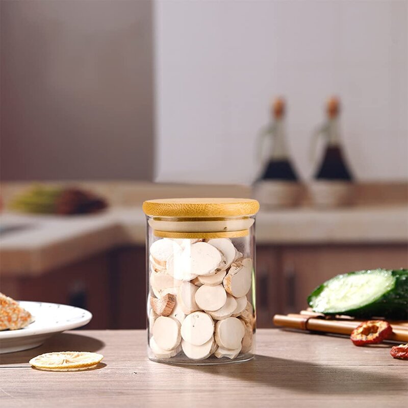 Food Spice Glass Container Factory - Food Grade 1-10 oz Transparent Storage