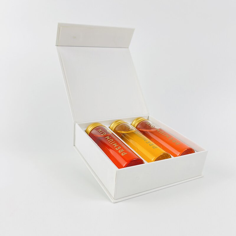 White Box Packaging Factory - 30ml Food Grade with Glass Vial Screw Caps