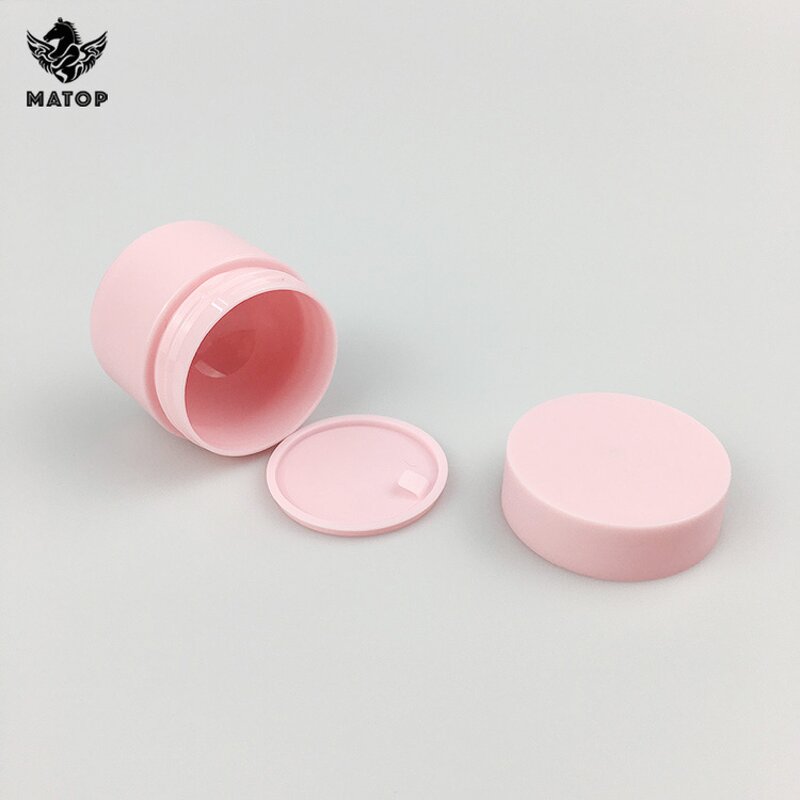 Small Plastic Cream Jars Factory - 5g-20g Empty Pink Skin Care Lip