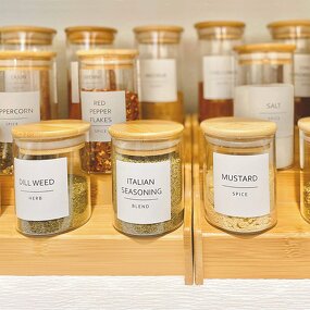 Spice Glass Jars Supplier - Wholesale Custom Printed Borosilicate Bamboo