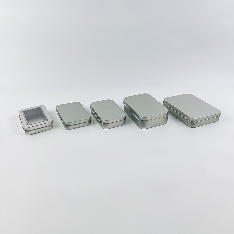 Small Tin Box Supplier - Wholesale Custom Colorful Logo Square Hinge Cap