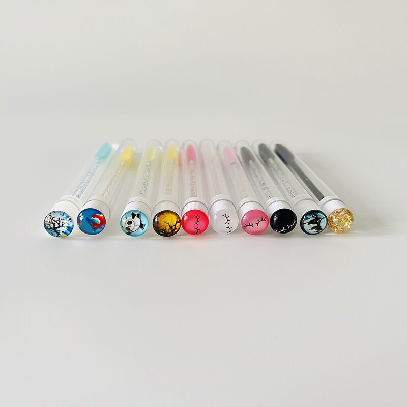 Lash Extension Brushes Manufacturer - Pink Black Green Red Purple Crystal